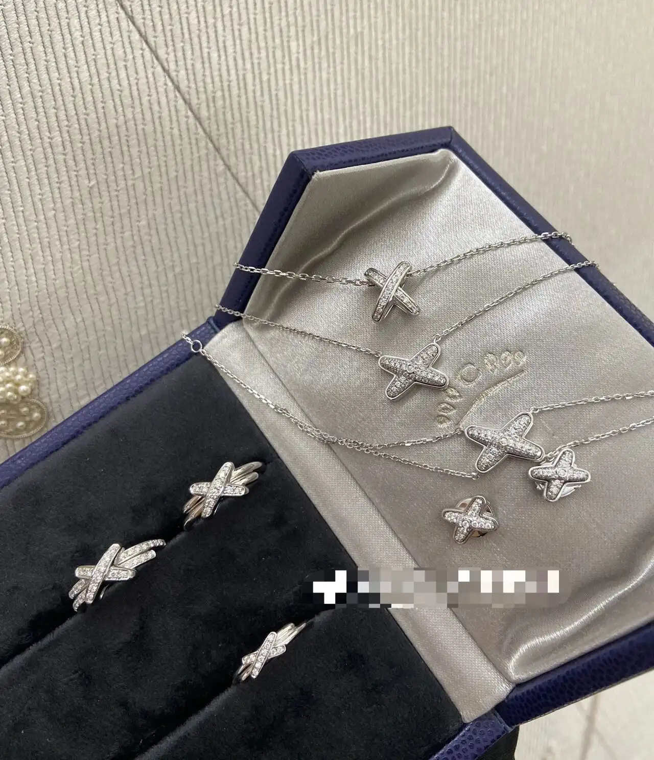 四叶草玫瑰金项链定制图片展示