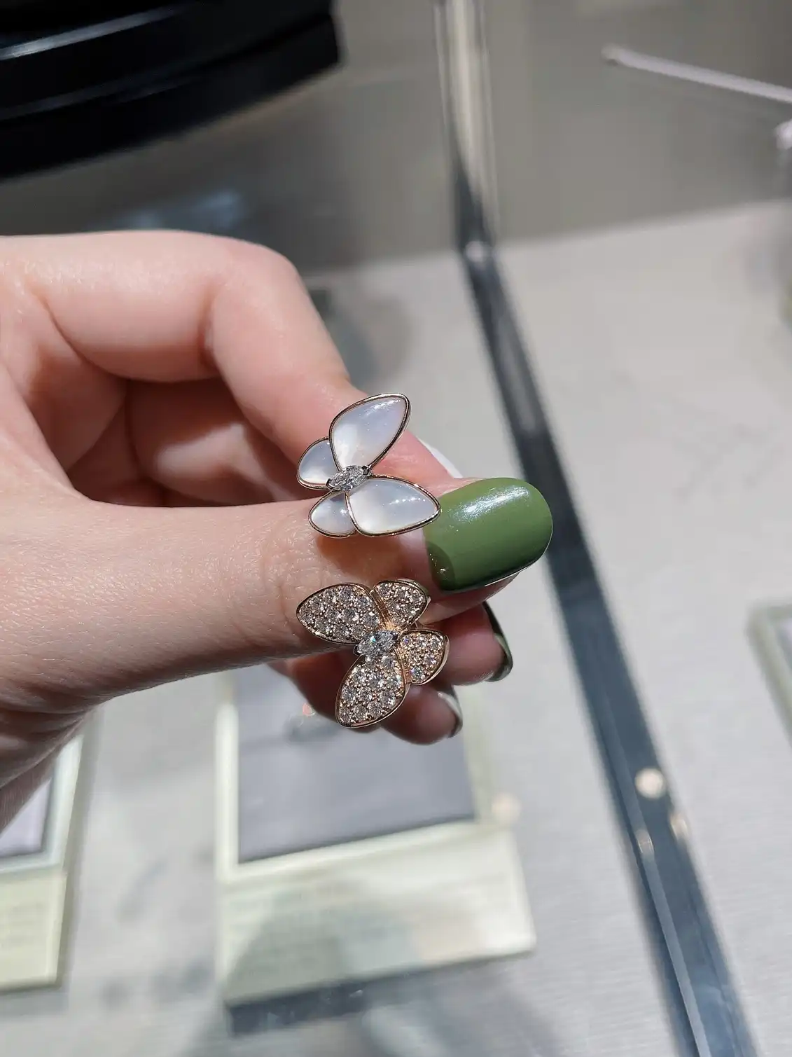 四叶草玫瑰金项链定制图片展示