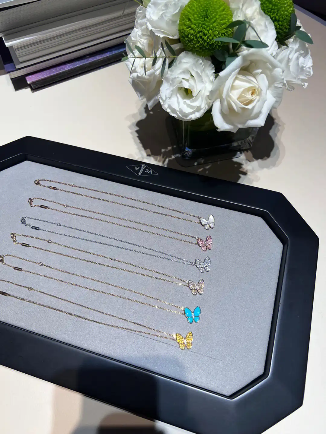 四叶草玫瑰金手串定制图片展示