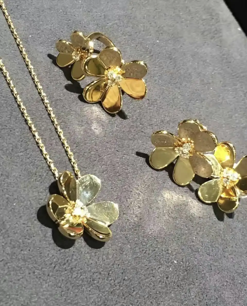 四叶草玫瑰金手链定制图片展示