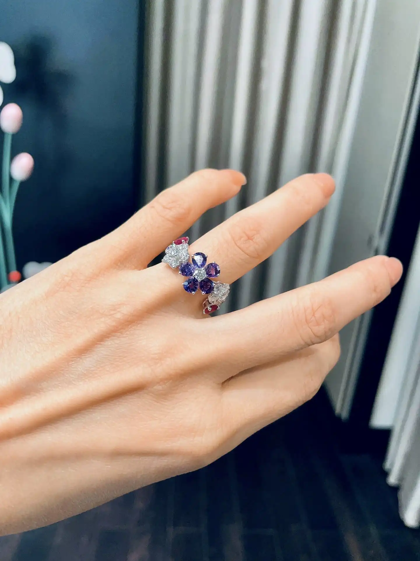 四叶草玫瑰金项链定制图片展示