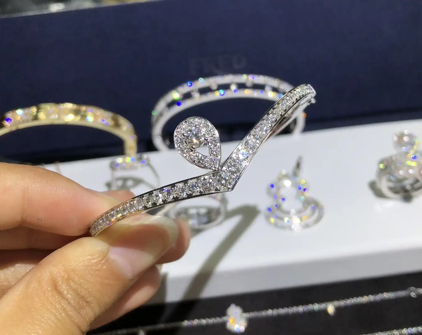 四叶草玫瑰金项链定制图片展示