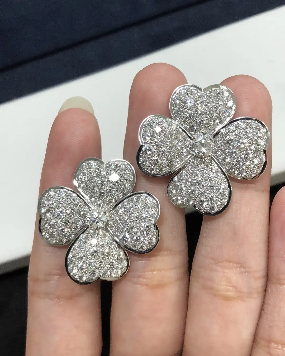 四叶草玫瑰金项链定制图片展示