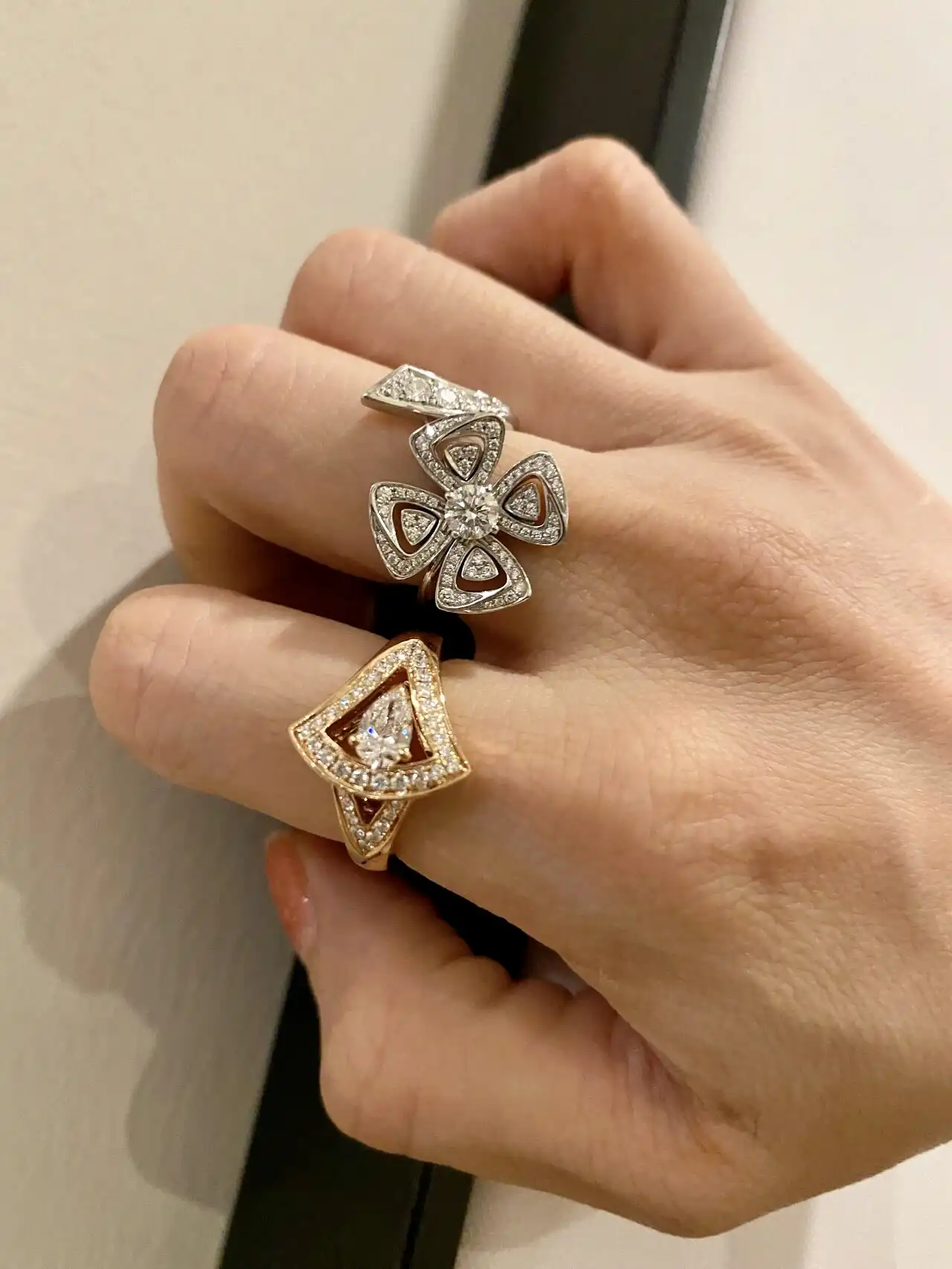 四叶草玫瑰金手串定制图片展示