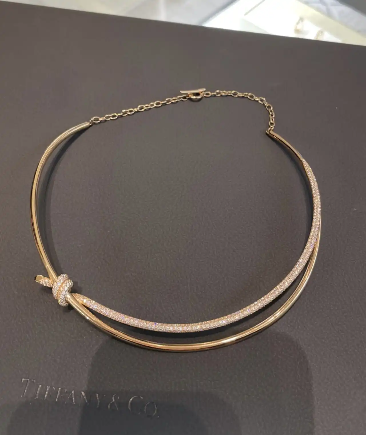四叶草玫瑰金项链定制图片展示