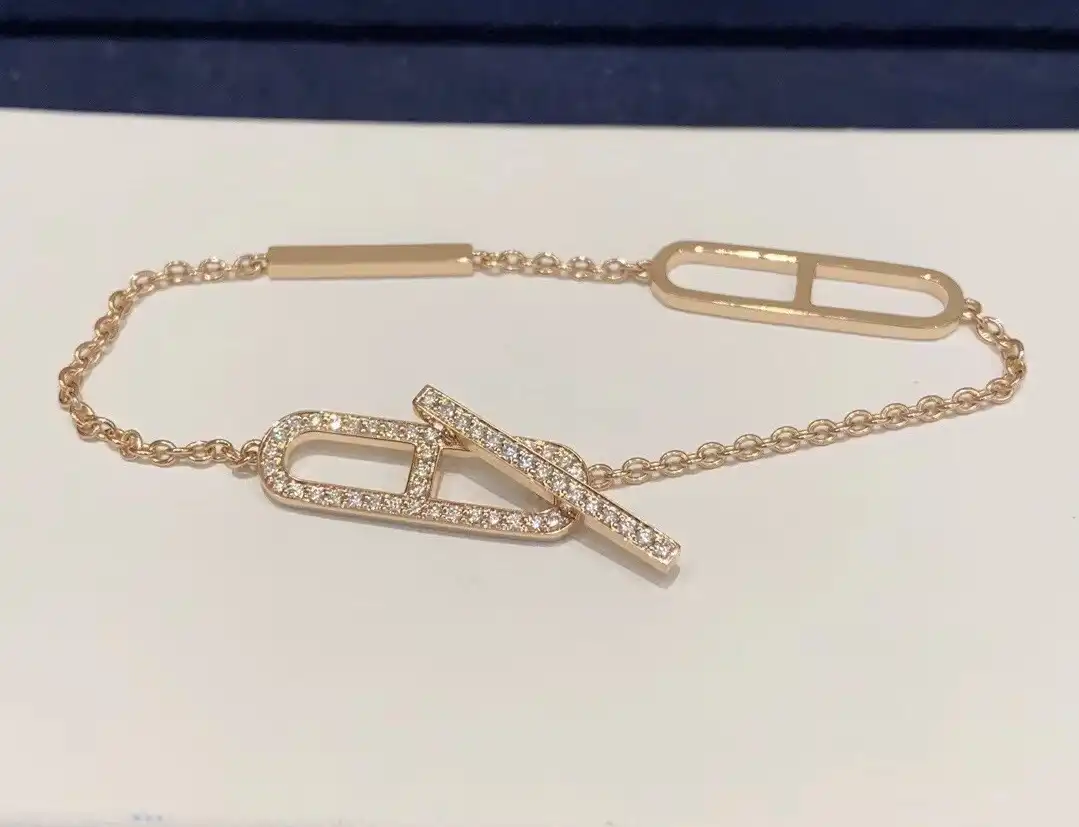 四叶草玫瑰金手链定制图片展示