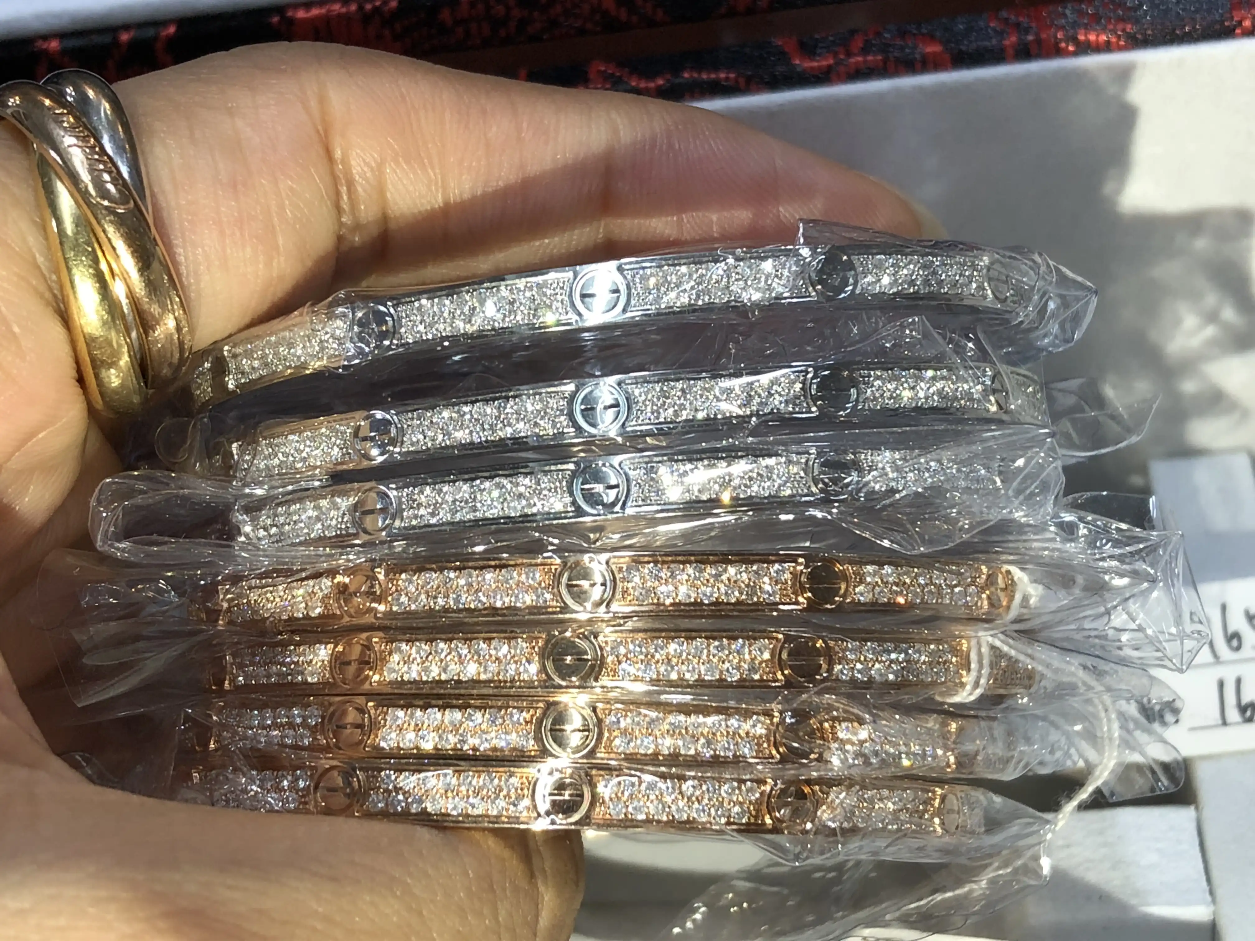 四叶草玫瑰金项链定制图片展示