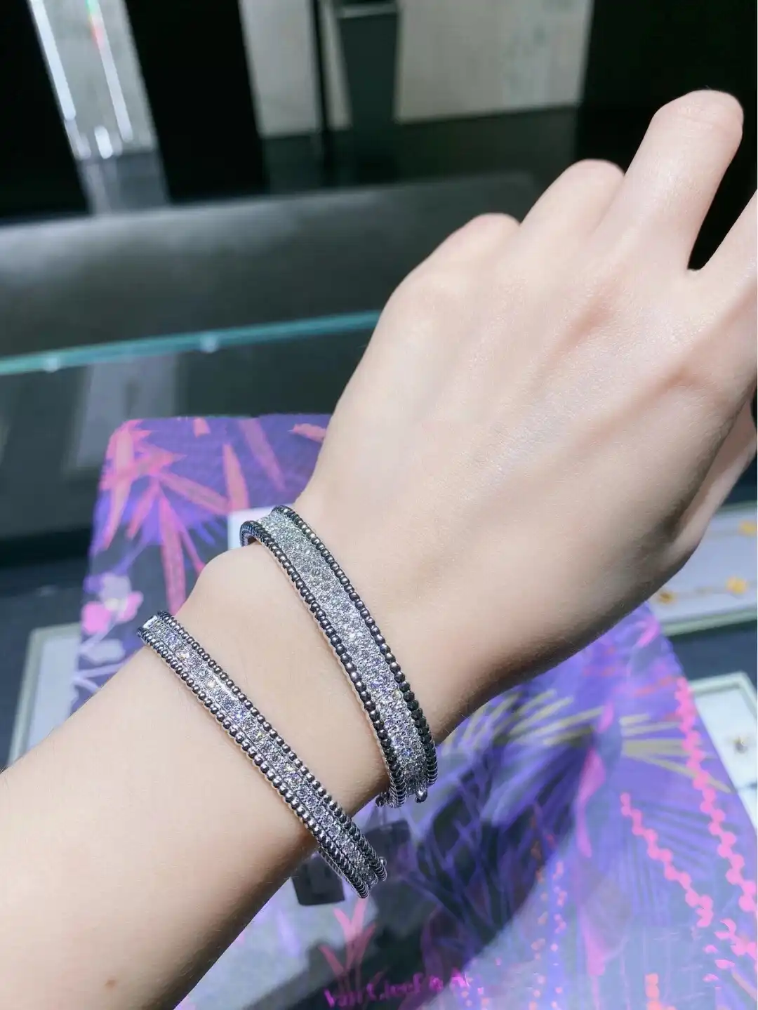 四叶草玫瑰金手链定制图片展示