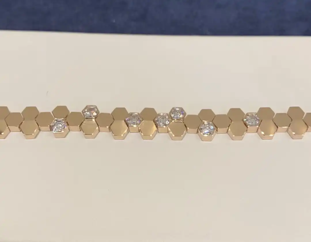 四叶草玫瑰金手串定制图片展示