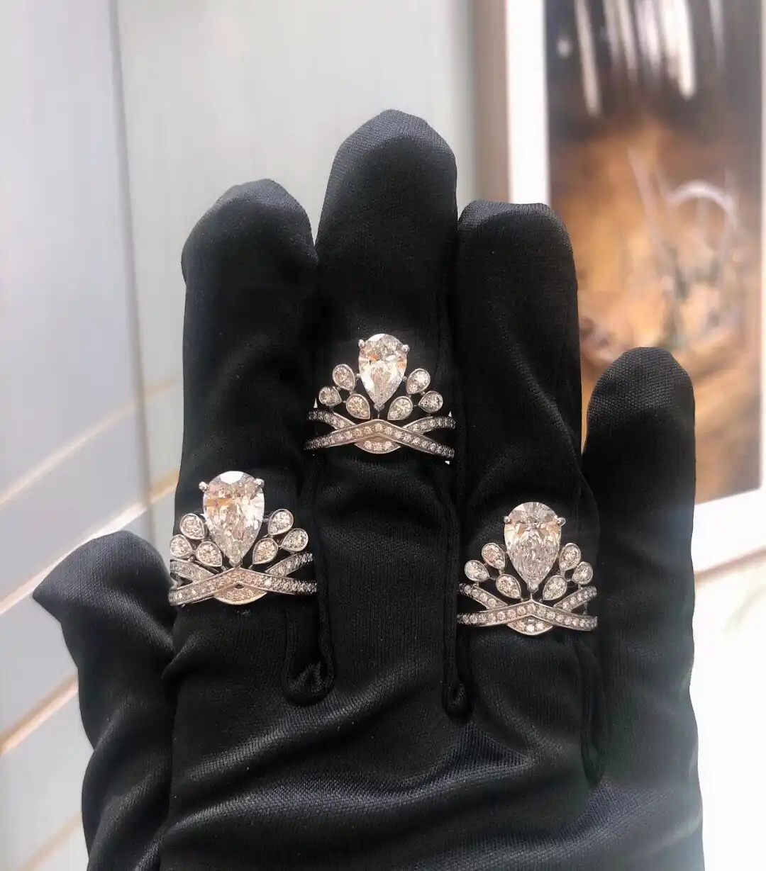 四叶草玫瑰金项链定制图片展示