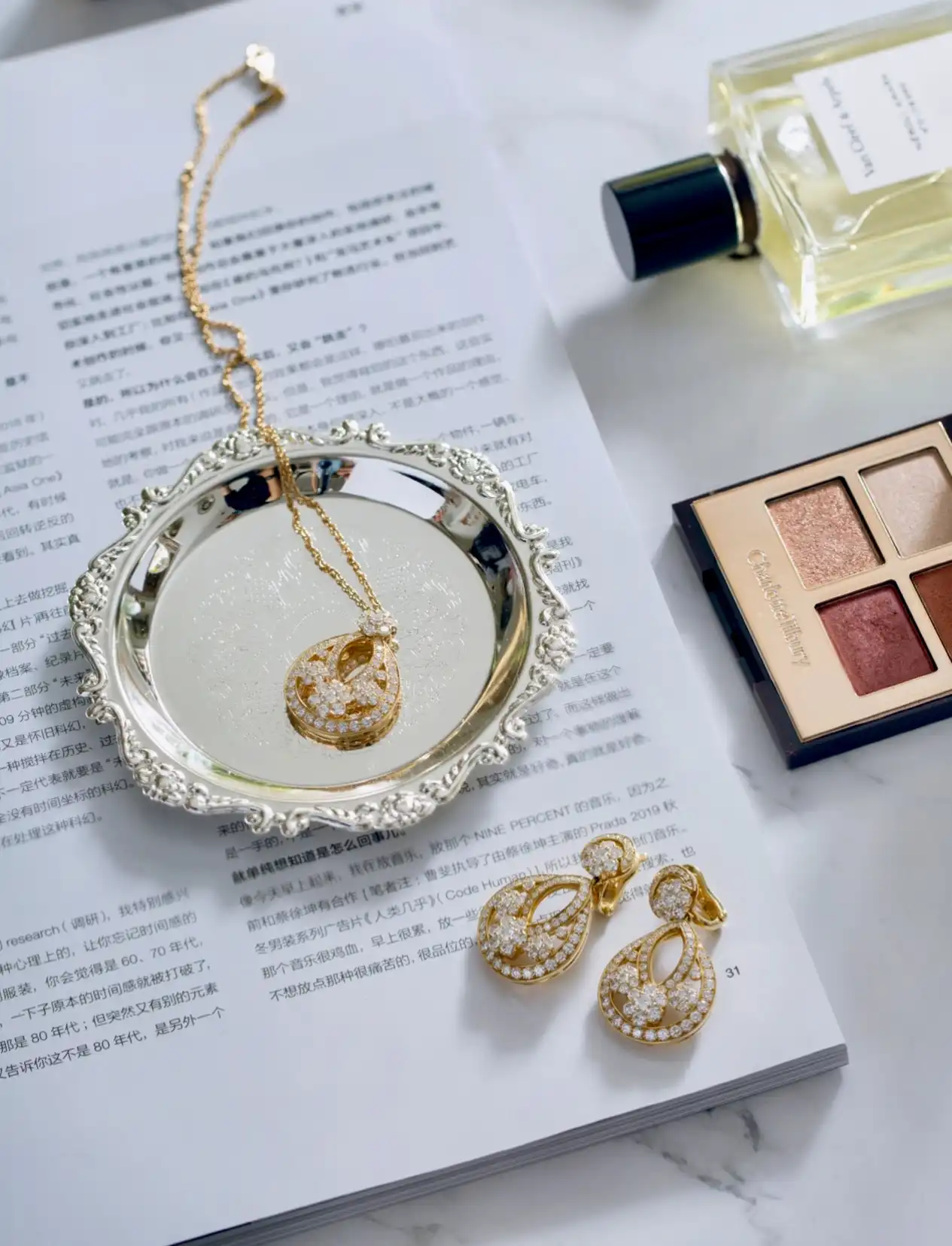 四叶草玫瑰金项链定制图片展示